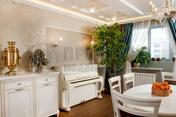 Продам квартиру в Москве по адресу Рублёвское ш, 16к1, площадь 134 квм Недвижимость Москва (Россия)  с интерьером в классическом стиле