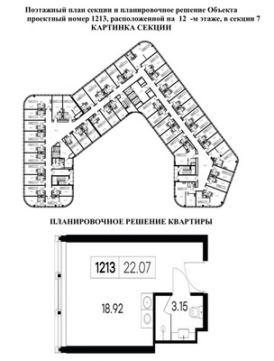 Продам квартиру в Санкт-Петербурге по адресу Заневский пр-кт, 65к1, площадь 2207 квм Недвижимость Санкт-Петербург и окрестности (Россия)  ЖК представляет собой инвестиционный проект, НО также можно проживать самостоятельно