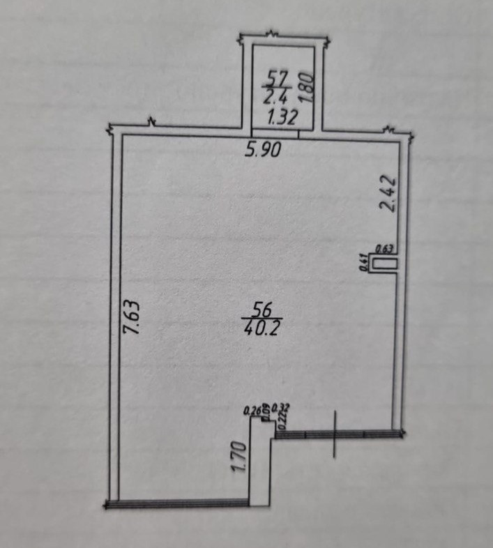 Сдам в аренду магазин 43 м.кв.