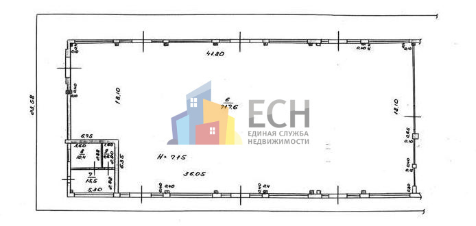 Продам производственное помещение 800 м.кв.