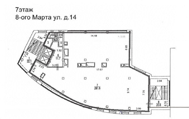 Сдам в аренду офис 366.4 м.кв.