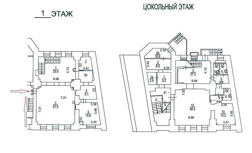 Сдам в аренду помещение свободного назначения 270.5 м.кв.