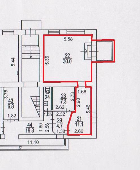 Сдам в аренду магазин 41.1 м.кв.