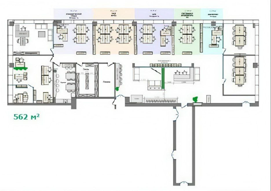 Сдам в аренду офис 562 м.кв.