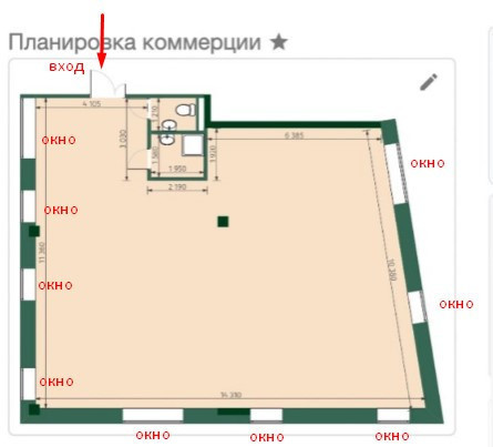 Сдам в аренду помещение свободного назначения 142.3 м.кв.