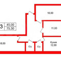 Квартира на продажу в Куттузе, Полковая ул, 3к1 фото №22