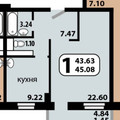 Квартира на продажу в Красноярске, Республики ул, 37а фото №19