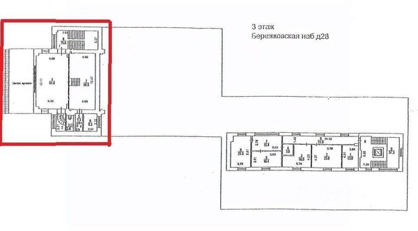Фото: Часть Здания в Москва Бережковская наб., 28 (1156 кв.м.) test