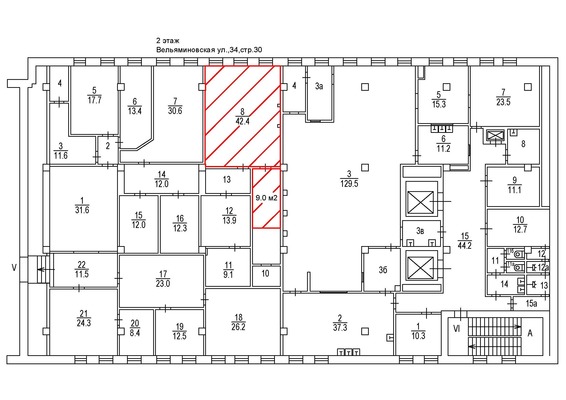 Фото: Сдам офисное помещение 51 м2, Зверинецкая ул, 7, Москва г test