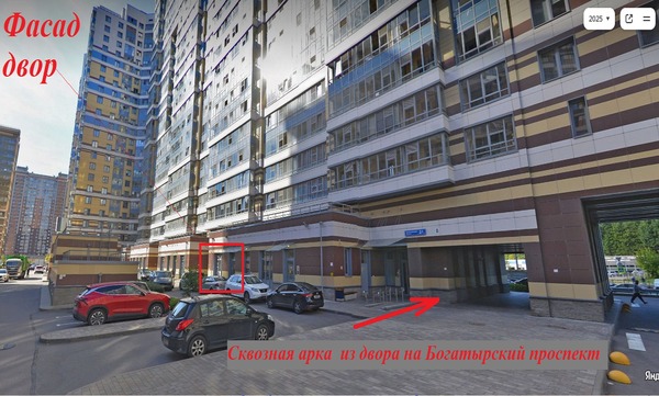 Фото: Густонаселеный квартал, два входа test