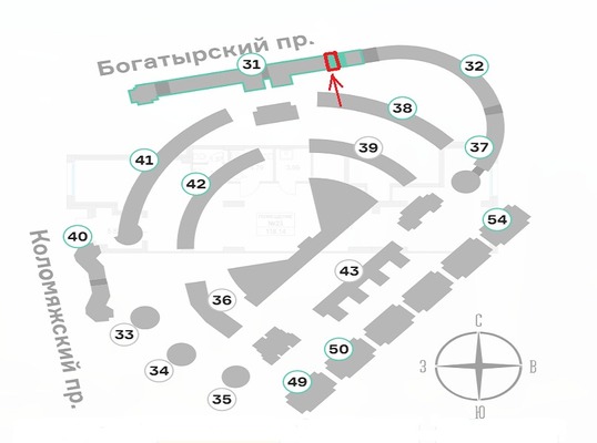 Фото: Густонаселеный квартал, два входа test