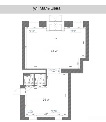 Фото: Сдам коммерческое помещение 75 м2, Малышева ул, 73, Екатеринбург г test