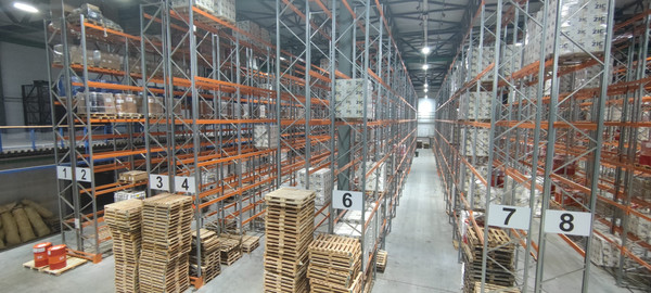 Фото: Склад класс А 10 000 стеллажи test