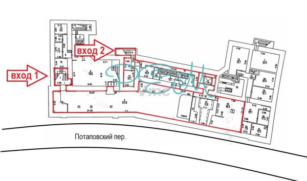 Фото: В аренду ПСН, торговое, ЦАО, 424м2, 2 отдельных входа, санузлы test