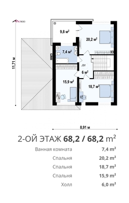 Продам дом в поселке Малинки, Степная ул, Зеленоградск г, 3 км от города