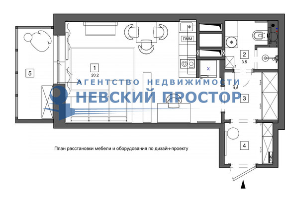 Продам однокомнатную (1-комн.) квартиру, Русановская ул, 9, Санкт-Петербург г