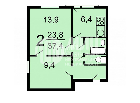 Продам двухкомнатную (2-комн.) квартиру, Московский пр-кт, 349, Зеленоград г
