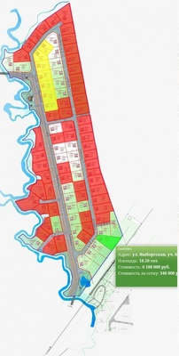 Продам участок 18,2 соток, Выборгская ул, 8, Дубровка гп, 0 км от города