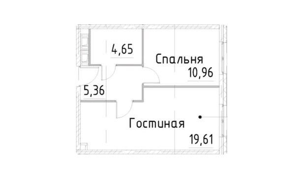 Продам однокомнатную (1-комн.) квартиру (долевое), Большевиков пр-кт, 3Д, Санкт-Петербург г