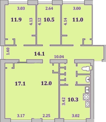 Продам многокомнатную квартиру, Ушакова ул, 16, Мурманск г