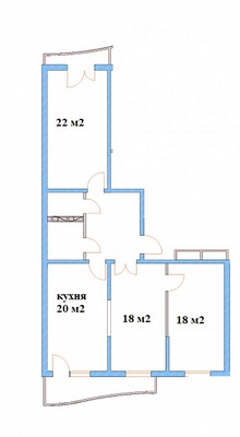 Продам трехкомнатную (3-комн.) квартиру, им. Вишняковой ул, 1/23к2, Краснодар г