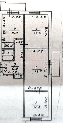 Продам трехкомнатную (3-комн.) квартиру, Филиппова ул, 10а, Подольск г