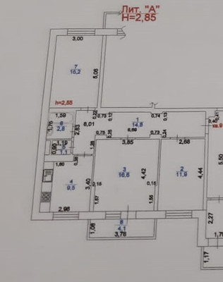 Продам трехкомнатную (3-комн.) квартиру, им. Калинина ул, 350к5, Краснодар г