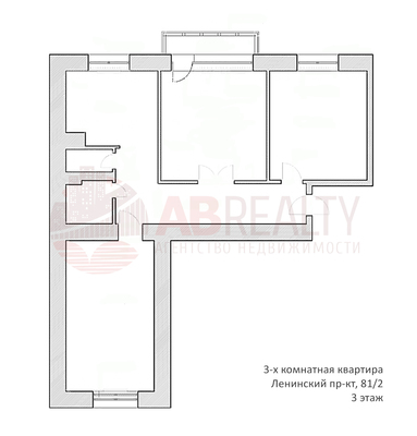 Продам трехкомнатную (3-комн.) квартиру, Ленинский пр-кт, 81/2, Москва г