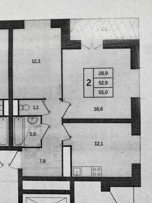 Продам двухкомнатную (2-комн.) квартиру, Просторная ул, 8, Путилково д