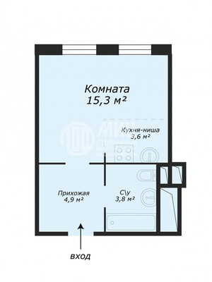 Продам однокомнатную (1-комн.) квартиру, Волоколамское ш, 71/22к3, Москва г