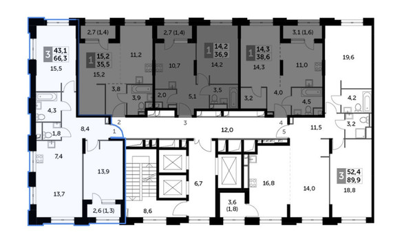 Продам трехкомнатную (3-комн.) квартиру, Шелепихинская наб, 40к2, Москва г