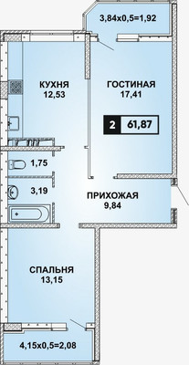 Продам двухкомнатную (2-комн.) квартиру, им. Героя Яцкова И.В. ул, 19, Краснодар г