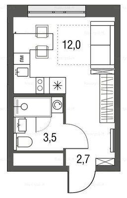 Продам однокомнатную (1-комн.) , Тагильская ул, 4к1, Москва г