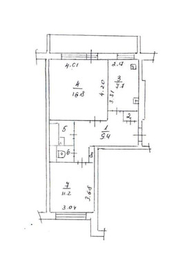 Продам двухкомнатную (2-комн.) квартиру, Ленина ул, 28, Костомукша г