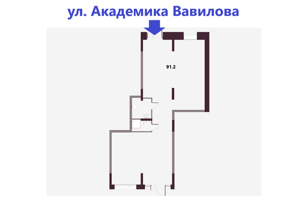 Продам коммерческое помещение 91,2 м2, Академика Ландау ул, 14, Екатеринбург г