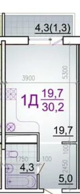 Продам однокомнатную (1-комн.) квартиру, им. Петра Метальникова ул, 11, Краснодар г