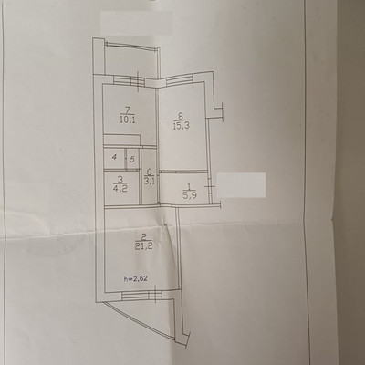 Продам двухкомнатную (2-комн.) квартиру, Алексеева ул, 22, Красноярск г