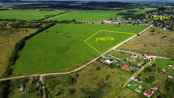 Продам землю для коммерческого использования 236 соток, Фермерское хоз., Орлино с