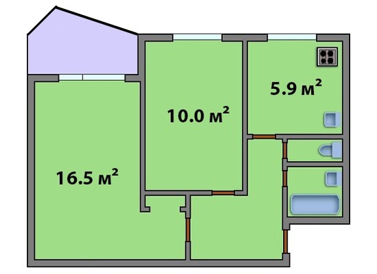 Продам двухкомнатную (2-комн.) квартиру, Конёнкова ул, 19В, Москва г