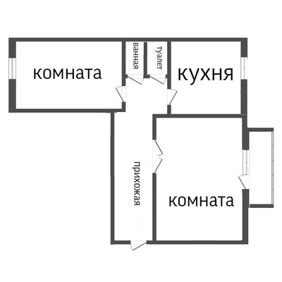 Продам двухкомнатную (2-комн.) квартиру, Береговая-Краснокаменская ул, 5, Нижний Тагил г