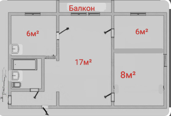 Продам трехкомнатную (3-комн.) квартиру, Ленинского Комсомола ул, 99, Рязань г