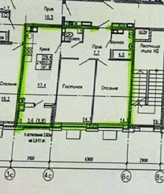 Продам двухкомнатную (2-комн.) квартиру, Бориса Слюсаря ул, 23, Ростов-на-Дону г