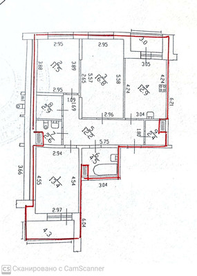 Продам трехкомнатную (3-комн.) квартиру, Михаила Дудина ул, 23к1, Парголово п