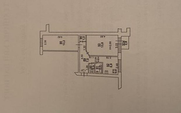 Продам двухкомнатную (2-комн.) квартиру, 2-я Краснодарская ул, 96к3, Ростов-на-Дону г