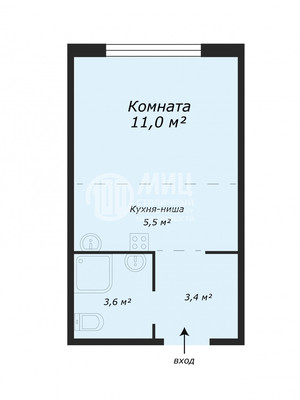 Продам однокомнатную (1-комн.) квартиру (долевое), Барклая ул, Москва г