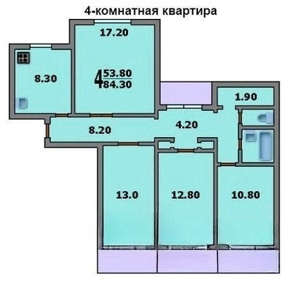 Продам многокомнатную квартиру, Открытое ш, 24к13, Москва г