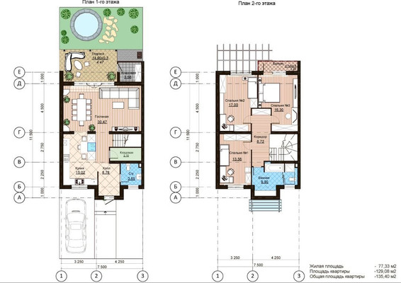 Продам таунхаус, Баха ул, 11к1, Краснодар г, 0 км от города