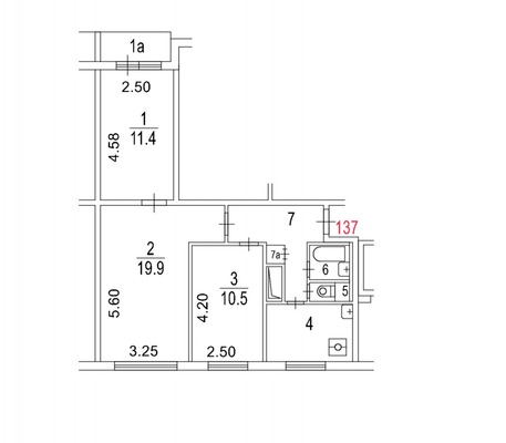 Продам трехкомнатную (3-комн.) квартиру, Ташкентская ул, 24к1, Москва г