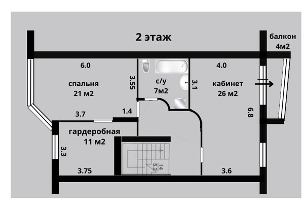 Продам таунхаус, Ермака ул, 1, Ямное с, 0 км от города