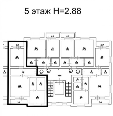 Продам двухкомнатную (2-комн.) квартиру, Окружная ул, 2б, Зеленоградск г
